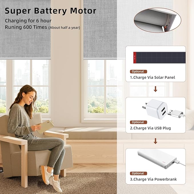 Motorized Blinds Roller Shade - Image 5