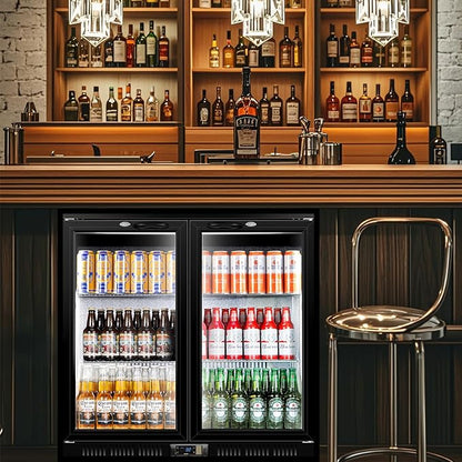 Tylza Back Bar Cooler With 2 Glass Doors, 200L Under Counter Back Bar - Image 8