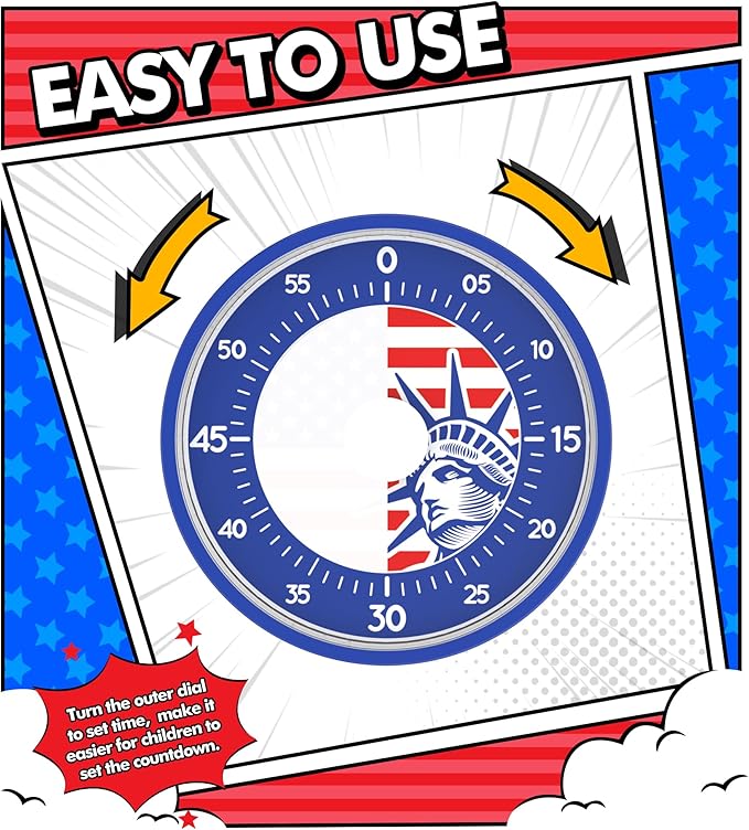 Rosenpatio Visual Timer for America Flag - Image 4
