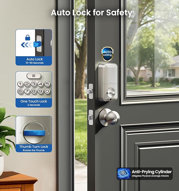 Veise Fingerprint Door Lock - Image 4