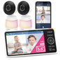 VTech 2-Cameras Smart WiFi Baby Monitor, 2K CMOS Sensor Camera, 5.5-inch HD IPS by VTechBabyMonitors