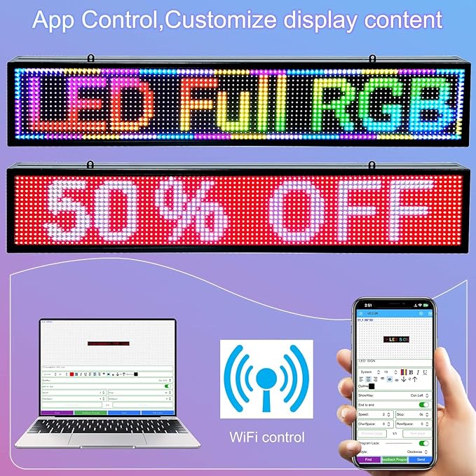 P10 Programmable Scrolling Led Sign Outdoor Signs - Image 5