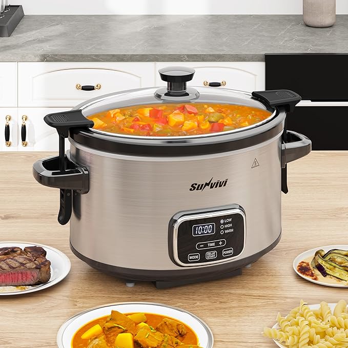 Sunvivi 4QT Programmable Slow Cooker - Image 5