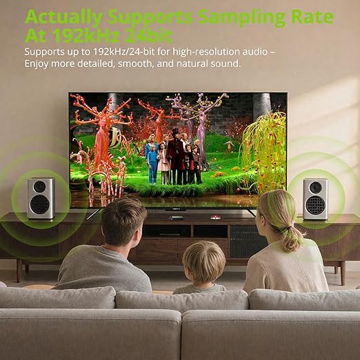 LiNKFOR 192kHz DAC Converter Digital to Analog Converter Digital Optical SPDIF - Image 4