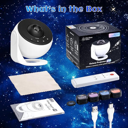 Galaxy Projector for Bedroom Pro Version, HD 12 in 1 Film Discs Star Projector - Image 8