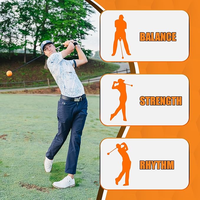 Orange Whip Golf Swing Trainer Aid Patented & Made in USA - Image 5