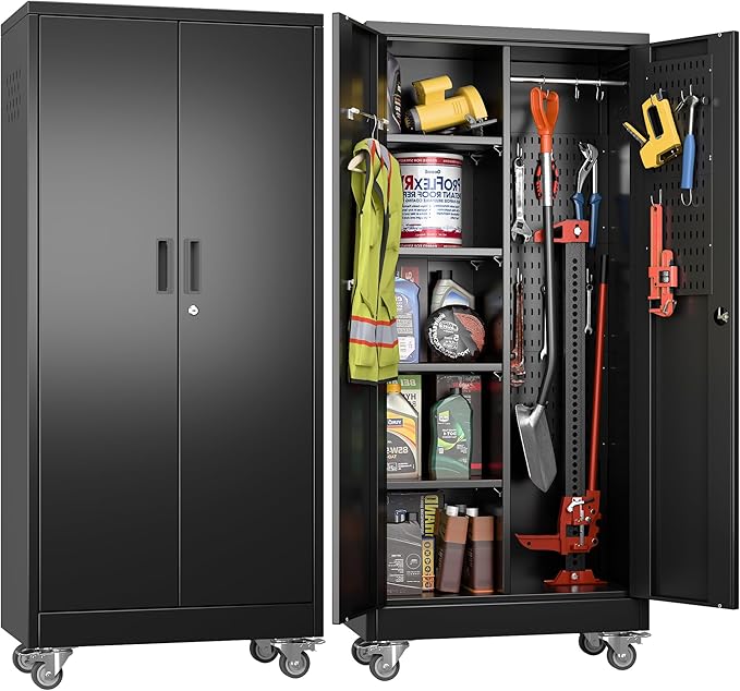 SUXXAN Broom Closet Storage Cabinet by SUXXANFurniture