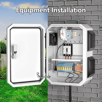 Outdoor Electrical Box with Thermostat and Fan, Cold-Rolled Steel Plate - Image 7