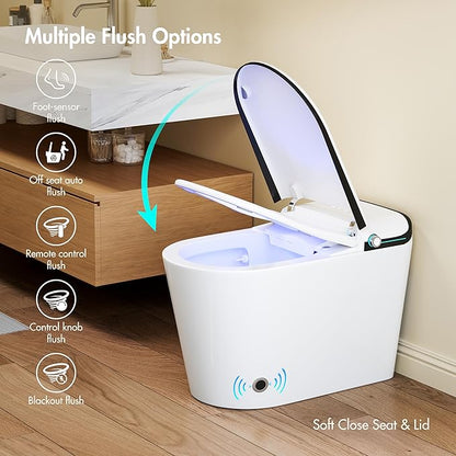 Eridanus Smart Toilet with Bidet Built in, One Piece Bidet Toilet - Image 8