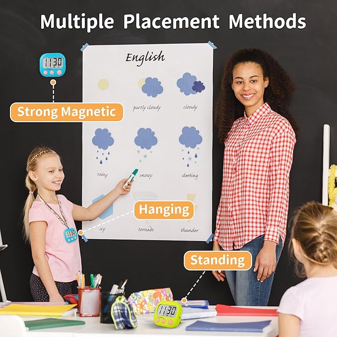 Classroom Timers for Teachers Kids Large Magnetic Digital Timer Teacher - Image 3