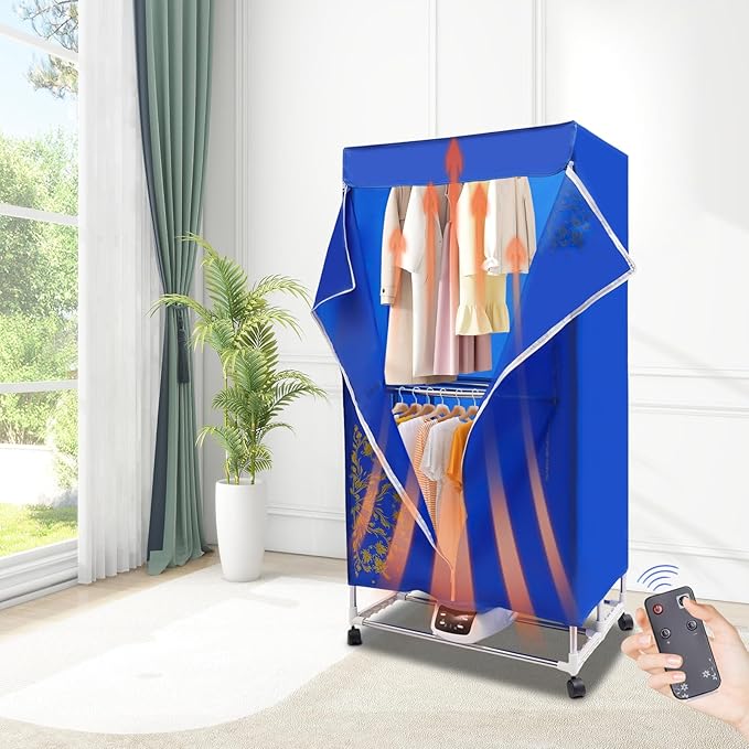 Portable Clothes Dryer, 110V Clothes Dryer Portable Travel Dryer Machine - Image 4