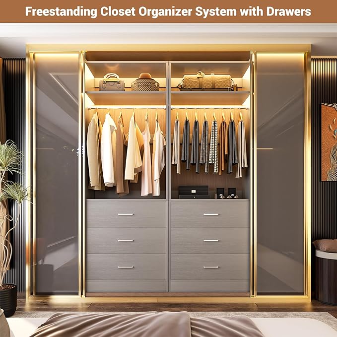 Closet System Set of 4, 8FT Closet Systems - Image 3