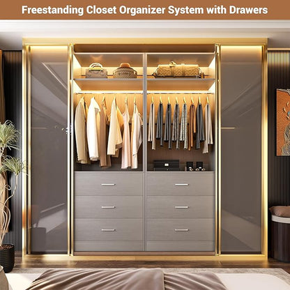 Closet System Set of 4, 8FT Closet Systems - Image 3