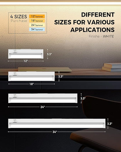 Snyloe 2 Pack 12" Under Cabinet Lighting - Image 4