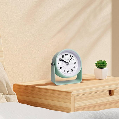 TIMESS Analog Alarm Clock, Silent Non-Ticking Quartz Movement, Battery-Operated - Image 7