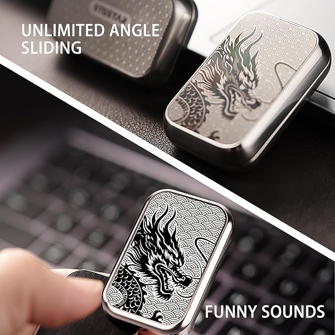Fidget Slider, Metal Fidget Toy Adults-Smooth Operation - Image 5
