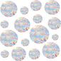 36 pcs of Circular Anti Bird Collision Window Stickers, Rainbow Stickers, Window Stickers, Bird and Window Protection Stickers, Glass Door Safety Stickers