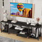 GYIIYUO TV Stand with Fabric Drawers by GYIIYUO