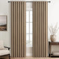 Rust Brown Extra Long Custom 100 Inch Curtains, 100% Blackout Curtain by QJMYDECO