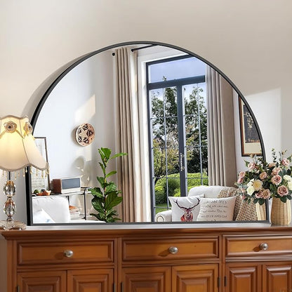 CIRCUMI Arched Wall Mirror, Metal Frame, Large Size - Image 5
