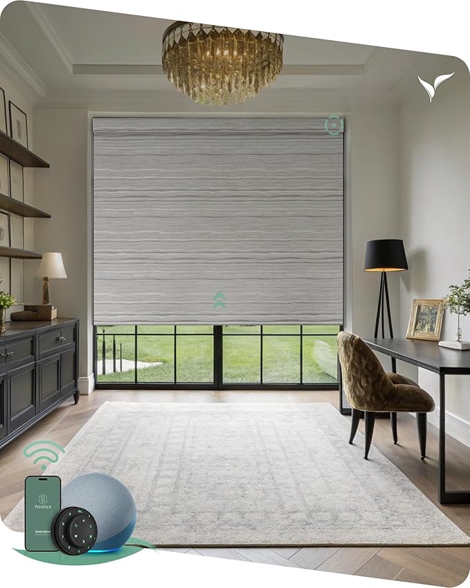 Yoolax Motorized Blinds with Remote, Smart Blinds by Yoolax