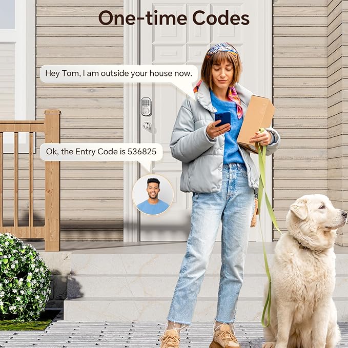 VCHOO Keyless Entry Door Lock Set WiFi Smart App Control Door Lock - Image 7