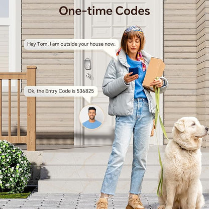 VCHOO Keyless Entry Door Lock Set WiFi Smart App Control Door Lock - Image 7