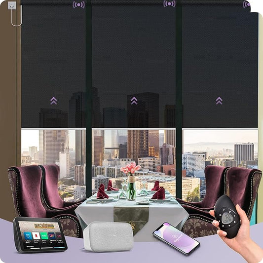 Graywind Motorized Solar Shades Compatible by Graywindbeyondshading