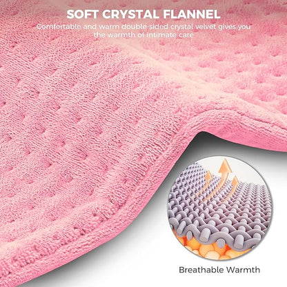 NOWWISH Heating Pad for Back Pain Relief & Period Cramps, 33x17 Inch Moist Heat - Image 6