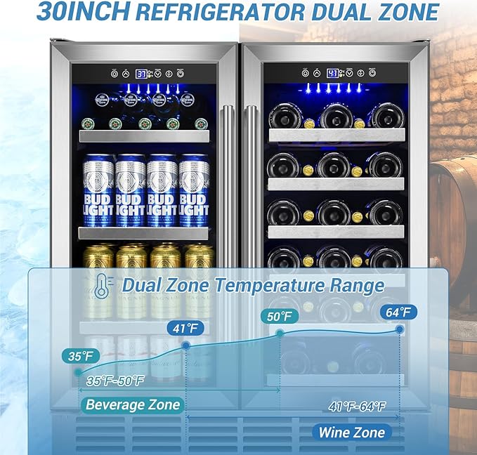 30Inch Wine and Beverage Refrigerator - Image 2