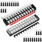 Joinfworld 35A Terminal Block 12 Position Screw Terminal Strip Dual Row by Joinfworld