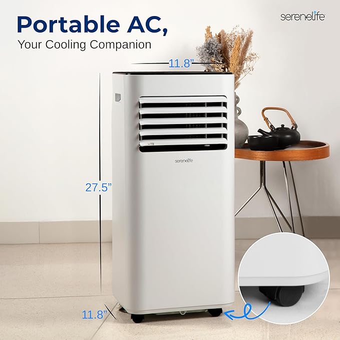 SereneLife 10000 BTU Portable Air Conditioner - Image 2