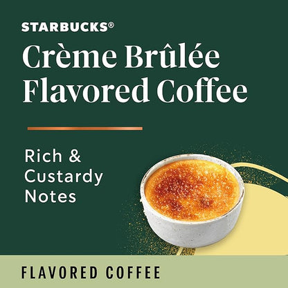 Starbucks K-Cup Coffee Pods, Flavored Hot or Iced Coffee, Crème Brûlée - Image 3