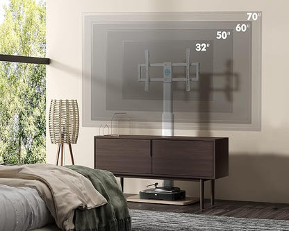 FITUEYES Floor TV Stand for 32 39 40 43 49 50 55 60 65 70 Inch TVs, Modern TV - Image 2