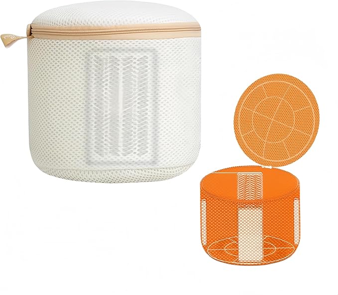 Bra Washing Bag with Anti-Deformation Structure and Fixed Hand-Wash Board by Unknown