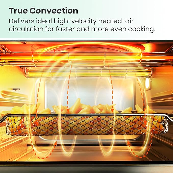 VAL CUCINA Retro Style Infrared Heating Air Fryer Toaster Oven, Extra Large - Image 3