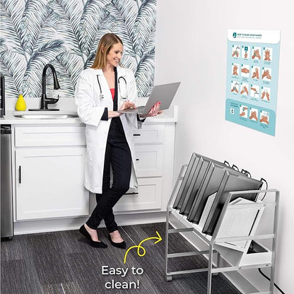Line Leader 16-Device Mobile Charging Station | Steel Rolling Cart - Image 7