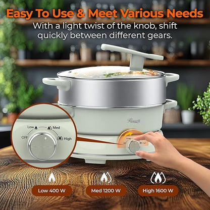 Rosewill 12.7 QT Electric Hot Pot Slow Cooker - Image 7