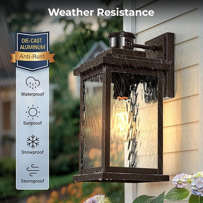 VIANIS Large Adjustable-Sensitivity Motion Sensor Outdoor Lights, Oil-Rubbed - Image 7