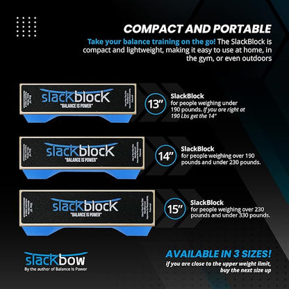 SlackBow SlackBlock Athletic Balance Trainer – Improve Balance, and Athletic - Image 3