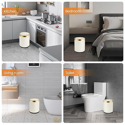 Pukomc Bathroom Trash Can with Lid，3.5 Gallon Motion Sensor Waterproof - Image 7
