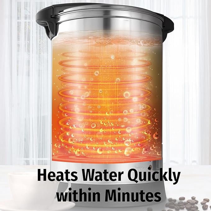 Zulay Commercial Grade 100 Cup Coffee Maker Hot Water Urn - Image 5