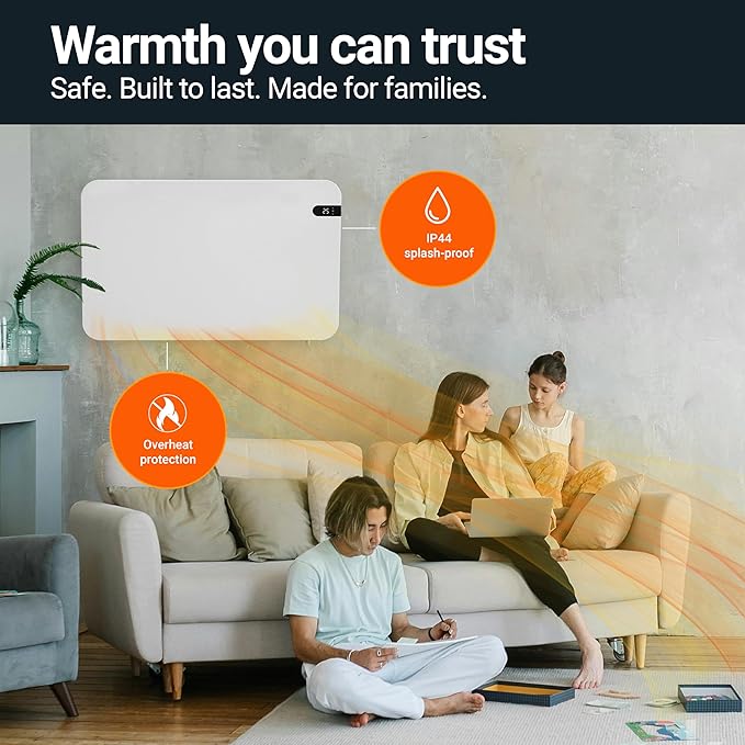 Könighaus 600W Smart Dual Space Heater – Wall heater and mobile use – WiFi App - Image 8