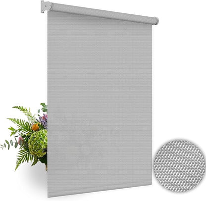 HILADUO Customized Solar Screen Roller Shade Blinds - Image 5