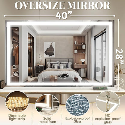 FENNIO Large Vanity Mirror - Image 4