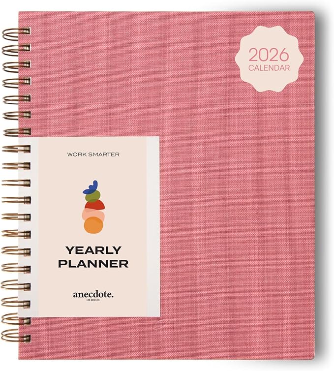Anecdote Planner 2026 Spiral Yearly Planner by Anecdote