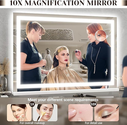 ROLOVE 31" x 22" Large Lighted Vanity Mirror - Image 7