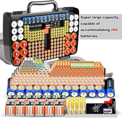 Battery Organizer Storage Holder Box Case - Image 4