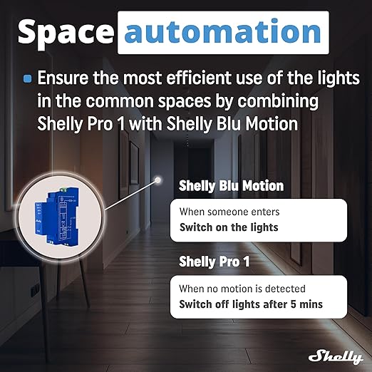 Shelly Pro 1 | Wi-Fi & LAN, 1-Channel Smart Relay Switch | Home Automation | - Image 6