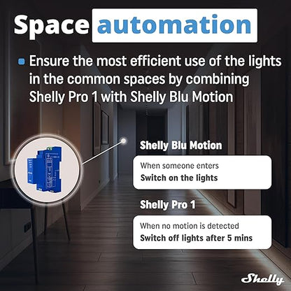 Shelly Pro 1 | Wi-Fi & LAN, 1-Channel Smart Relay Switch | Home Automation | - Image 6